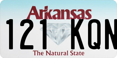 AR license plate 121KQN