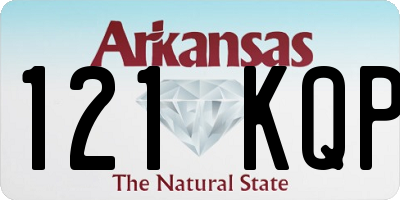 AR license plate 121KQP