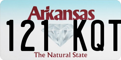 AR license plate 121KQT