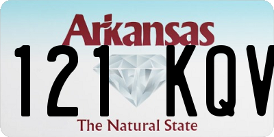 AR license plate 121KQV