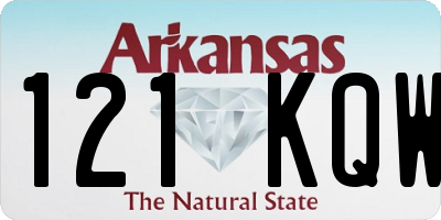 AR license plate 121KQW