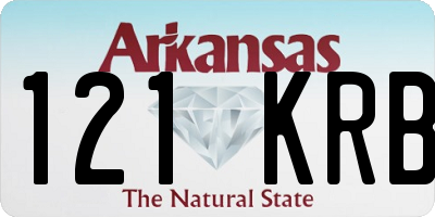 AR license plate 121KRB