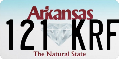 AR license plate 121KRF