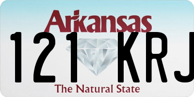 AR license plate 121KRJ