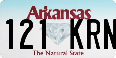 AR license plate 121KRN