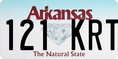 AR license plate 121KRT