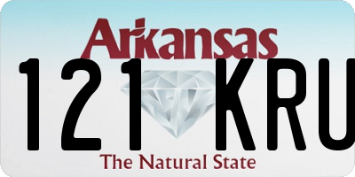 AR license plate 121KRU