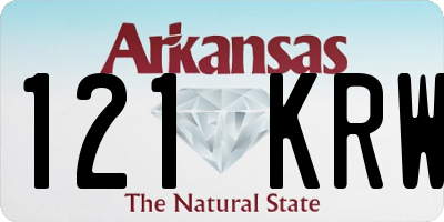 AR license plate 121KRW