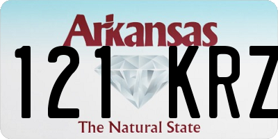 AR license plate 121KRZ