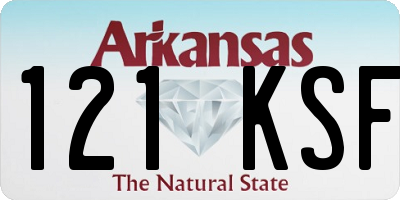 AR license plate 121KSF