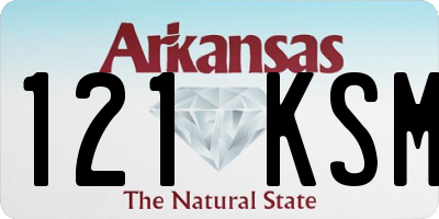AR license plate 121KSM