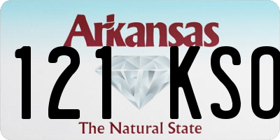 AR license plate 121KSO
