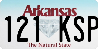 AR license plate 121KSP