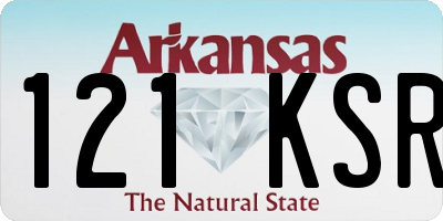 AR license plate 121KSR