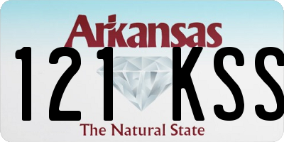 AR license plate 121KSS