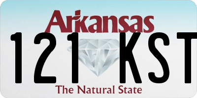 AR license plate 121KST