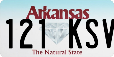 AR license plate 121KSV