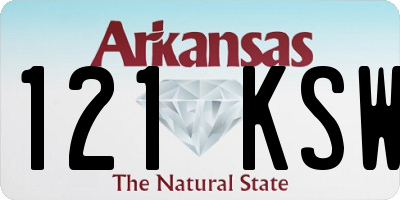 AR license plate 121KSW
