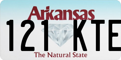 AR license plate 121KTE
