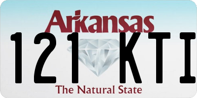 AR license plate 121KTI