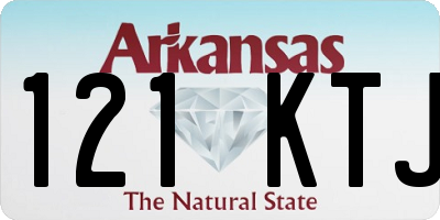 AR license plate 121KTJ