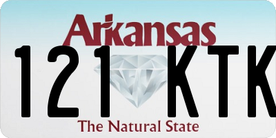 AR license plate 121KTK