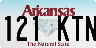 AR license plate 121KTN