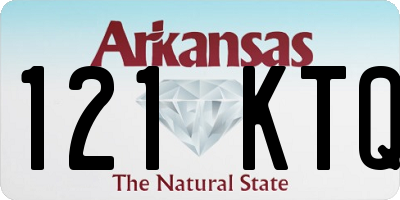 AR license plate 121KTQ
