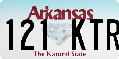 AR license plate 121KTR