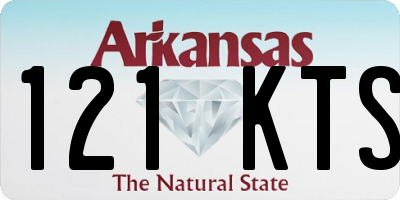 AR license plate 121KTS