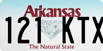 AR license plate 121KTX