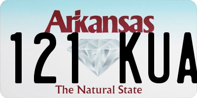 AR license plate 121KUA