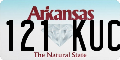 AR license plate 121KUC