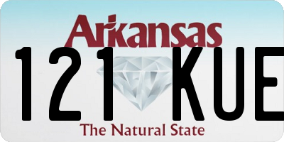 AR license plate 121KUE