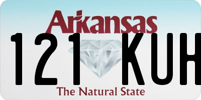 AR license plate 121KUH