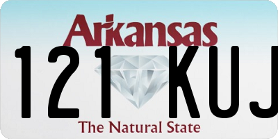 AR license plate 121KUJ