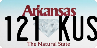 AR license plate 121KUS