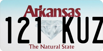 AR license plate 121KUZ