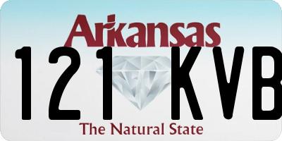 AR license plate 121KVB