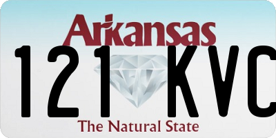 AR license plate 121KVC
