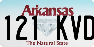 AR license plate 121KVD