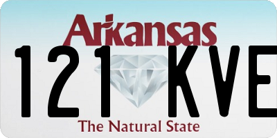 AR license plate 121KVE