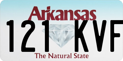 AR license plate 121KVF