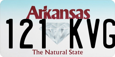 AR license plate 121KVG