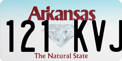 AR license plate 121KVJ
