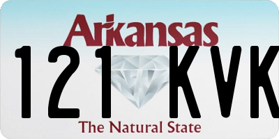 AR license plate 121KVK