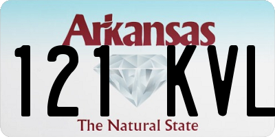 AR license plate 121KVL