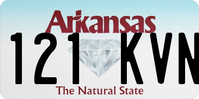 AR license plate 121KVN