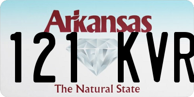 AR license plate 121KVR