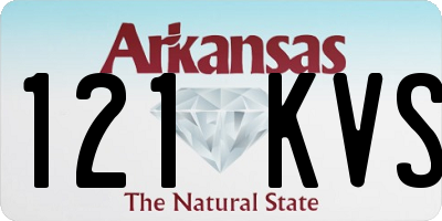 AR license plate 121KVS